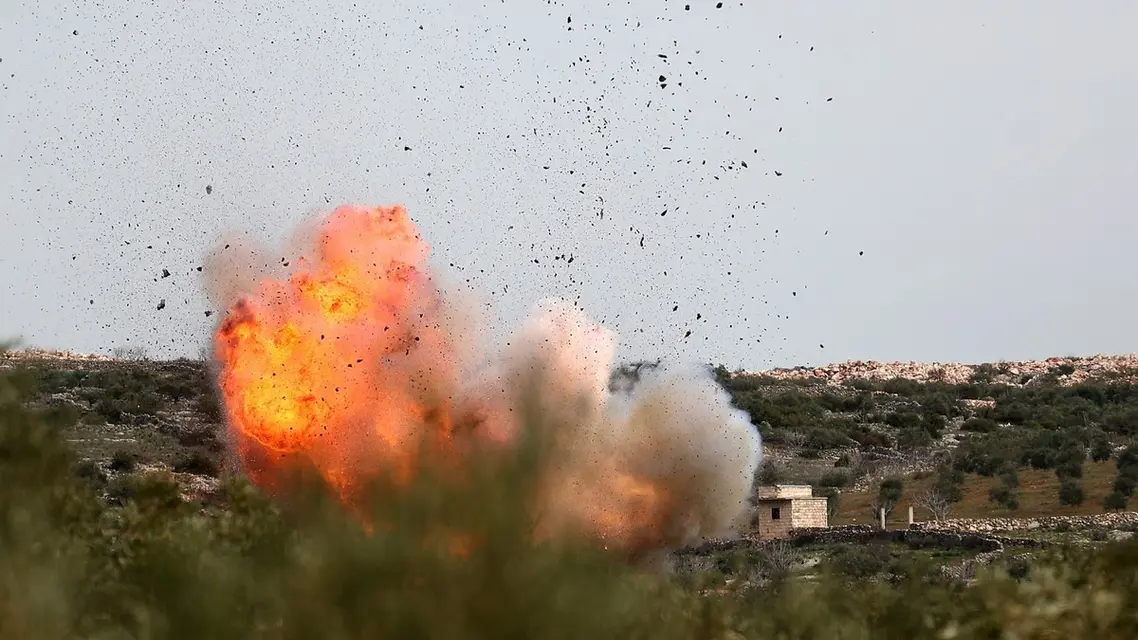 Worker steps on mine in Azerbaijan's Lachin